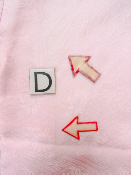 画像17: O0124V 女性用襦袢  シルク（正絹） 淡い桃色, 花 【中古】【USED】【リサイクル】 ★★☆☆☆【O0124V】 (17)