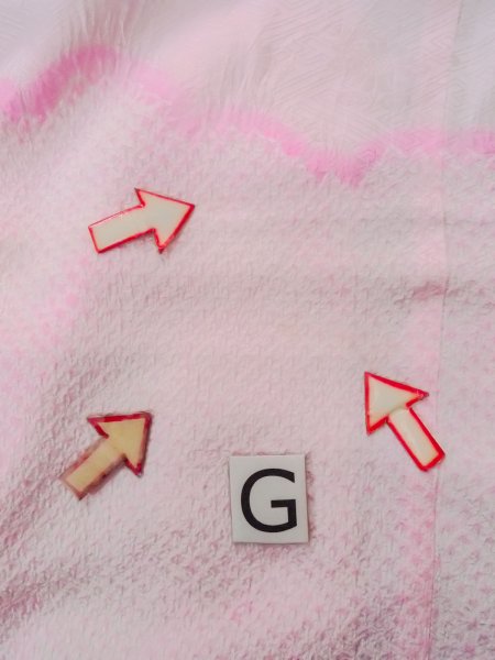 画像20: O0124V 女性用襦袢  シルク（正絹） 淡い桃色, 花 【中古】【USED】【リサイクル】 ★★☆☆☆【O0124V】 (20)