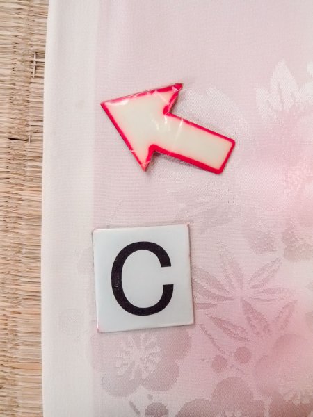 画像16: O0124X 女性用襦袢  シルク（正絹） 淡い桃色,  【中古】【USED】【リサイクル】 ★★★☆☆【O0124X】 (16)