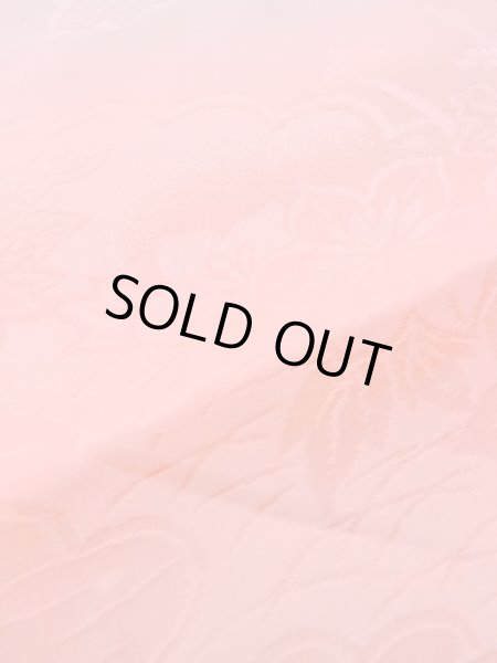 画像8: O0124Z 女性用襦袢  シルク（正絹） 薄い珊瑚色, 花 【中古】【USED】【リサイクル】 ★★☆☆☆【O0124Z】 (8)