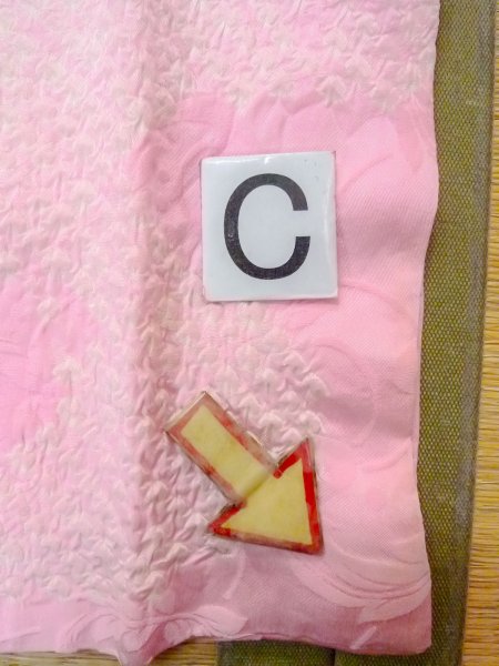 画像16: O0125A 女性用襦袢  シルク（正絹） アイボリー, 花 【中古】【USED】【リサイクル】 ★★☆☆☆【O0125A】 (16)