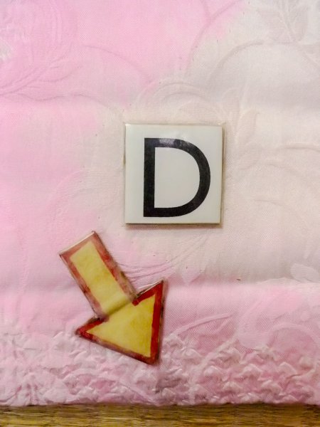 画像17: O0125A 女性用襦袢  シルク（正絹） アイボリー, 花 【中古】【USED】【リサイクル】 ★★☆☆☆【O0125A】 (17)