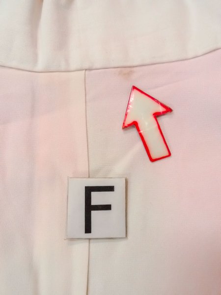 画像19: O0125C 女性用襦袢  シルク（正絹） 淡い桃色, 菊 【中古】【USED】【リサイクル】 ★★☆☆☆【O0125C】 (19)