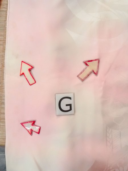 画像20: O0125C 女性用襦袢  シルク（正絹） 淡い桃色, 菊 【中古】【USED】【リサイクル】 ★★☆☆☆【O0125C】 (20)