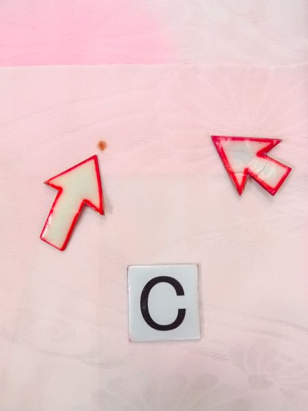 画像16: O0125D 女性用襦袢  シルク（正絹） 淡い桃色, 菊 【中古】【USED】【リサイクル】 ★★★☆☆【O0125D】 (16)