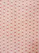 画像5: O0125E 女性用単衣  化繊 白, 麻の葉 【中古】【USED】【リサイクル】 ★★★★☆【O0125E】 (5)