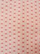 画像6: O0125E 女性用単衣  化繊 白, 麻の葉 【中古】【USED】【リサイクル】 ★★★★☆【O0125E】 (6)