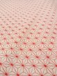 画像8: O0125E 女性用単衣  化繊 白, 麻の葉 【中古】【USED】【リサイクル】 ★★★★☆【O0125E】 (8)