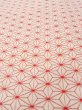 画像9: O0125E 女性用単衣  化繊 白, 麻の葉 【中古】【USED】【リサイクル】 ★★★★☆【O0125E】 (9)