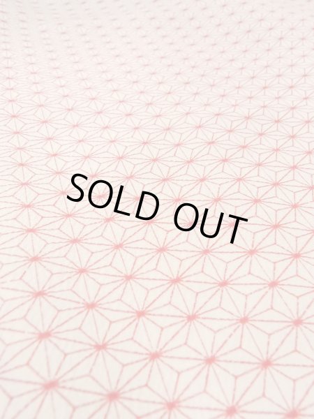 画像10: O0125E 女性用単衣  化繊 白, 麻の葉 【中古】【USED】【リサイクル】 ★★★★☆【O0125E】 (10)