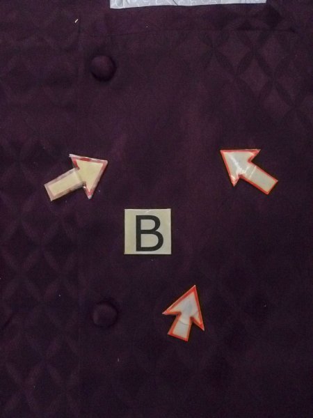 画像15: O0131C 女性用道行  シルク（正絹） 深い紫色,  【中古】【USED】【リサイクル】 ★☆☆☆☆【O0131C】 (15)