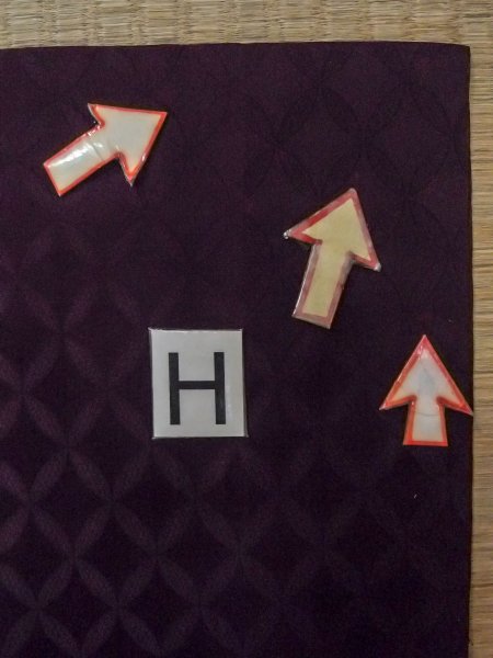 画像21: O0131C 女性用道行  シルク（正絹） 深い紫色,  【中古】【USED】【リサイクル】 ★☆☆☆☆【O0131C】 (21)