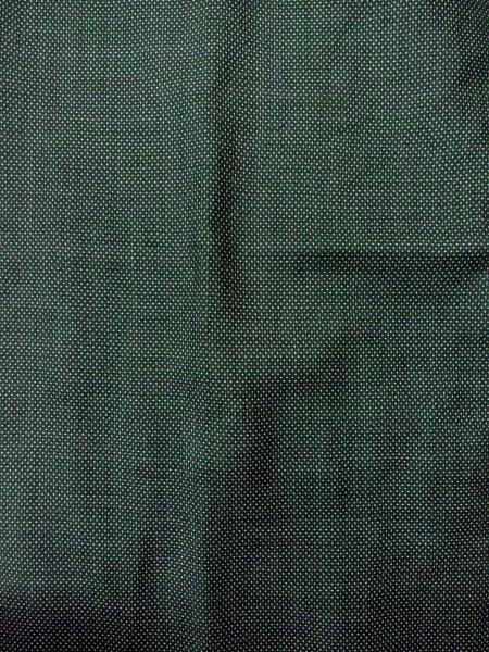 画像4: O0131E 女性用道行  シルク（正絹） 灰色がかった緑色, 小さな点々 【中古】【USED】【リサイクル】 ★★★★☆【O0131E】 (4)