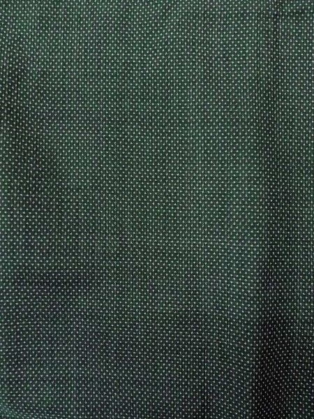 画像5: O0131E 女性用道行  シルク（正絹） 灰色がかった緑色, 小さな点々 【中古】【USED】【リサイクル】 ★★★★☆【O0131E】 (5)