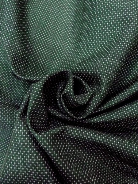 画像11: O0131E 女性用道行  シルク（正絹） 灰色がかった緑色, 小さな点々 【中古】【USED】【リサイクル】 ★★★★☆【O0131E】 (11)