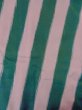 画像3: O0131H 女性用道中着  シルク（正絹） 淡い灰色がかった桃色, 縞 【中古】【USED】【リサイクル】 ★☆☆☆☆【O0131H】 (3)