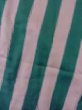 画像4: O0131H 女性用道中着  シルク（正絹） 淡い灰色がかった桃色, 縞 【中古】【USED】【リサイクル】 ★☆☆☆☆【O0131H】 (4)