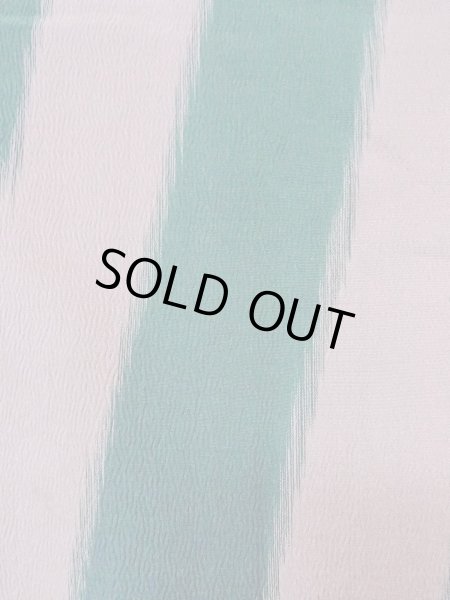 画像6: O0131H 女性用道中着  シルク（正絹） 淡い灰色がかった桃色, 縞 【中古】【USED】【リサイクル】 ★☆☆☆☆【O0131H】 (6)