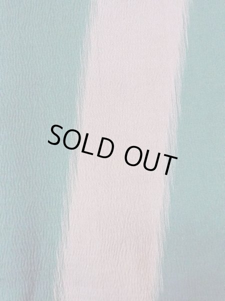 画像7: O0131H 女性用道中着  シルク（正絹） 淡い灰色がかった桃色, 縞 【中古】【USED】【リサイクル】 ★☆☆☆☆【O0131H】 (7)