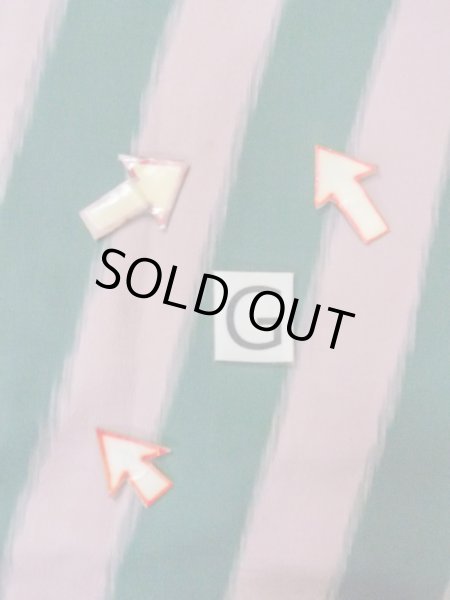 画像20: O0131H 女性用道中着  シルク（正絹） 淡い灰色がかった桃色, 縞 【中古】【USED】【リサイクル】 ★☆☆☆☆【O0131H】 (20)