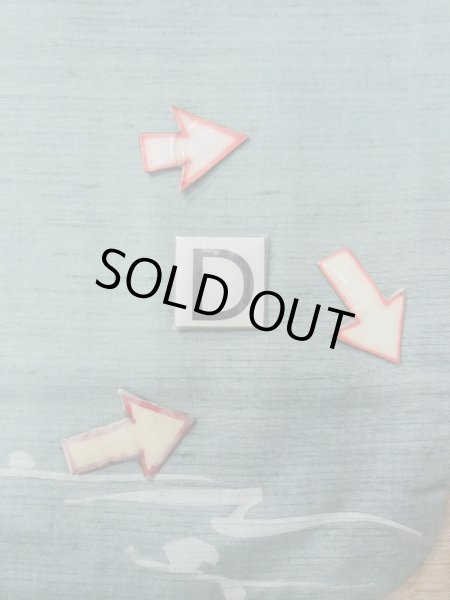 画像17: O0131K 女性用道中着  シルク（正絹） 灰色がかった水色, 抽象的模様 【中古】【USED】【リサイクル】 ★★★☆☆【O0131K】 (17)