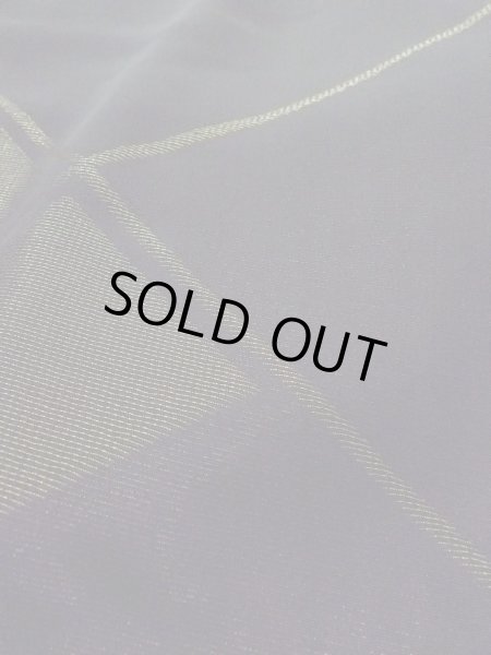 画像10: O0131N 女性用道行  シルク（正絹） 黒, 菱 【中古】【USED】【リサイクル】 ★★★★☆【O0131N】 (10)