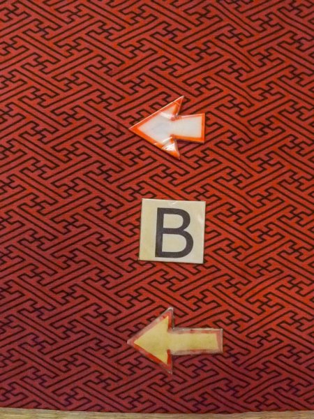 画像15: O0131P 女性用道行  シルク（正絹） 深い橙色, 紗綾形文 【中古】【USED】【リサイクル】 ★★★☆☆【O0131P】 (15)