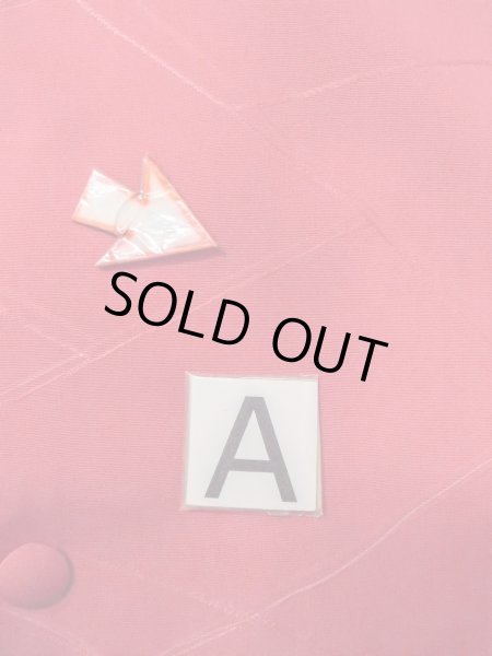 画像14: O0131T 女性用道行  シルク（正絹） 光沢のある赤色, 花 【中古】【USED】【リサイクル】 ★★★☆☆【O0131T】 (14)