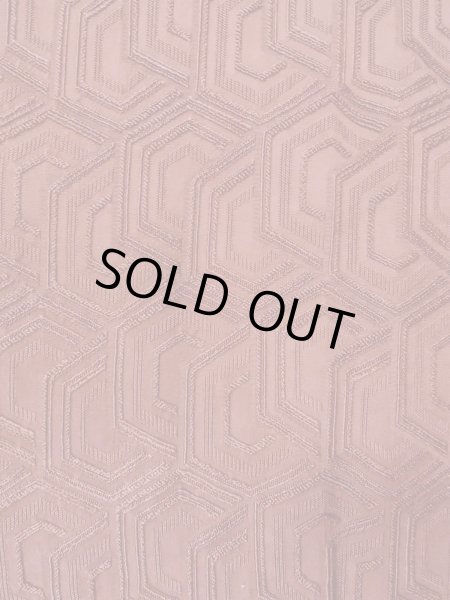 画像6: O0131U 女性用道行  シルク（正絹） 薄い茶色, 亀甲 【中古】【USED】【リサイクル】 ★★★☆☆【O0131U】 (6)