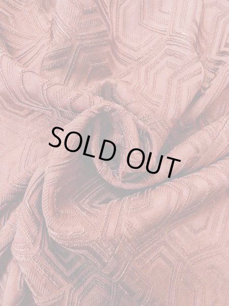 画像13: O0131U 女性用道行  シルク（正絹） 薄い茶色, 亀甲 【中古】【USED】【リサイクル】 ★★★☆☆【O0131U】 (13)