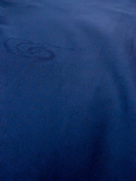 画像8: O0201C 女性用道行  シルク（正絹） 深い青, うず 【中古】【USED】【リサイクル】 ★★★☆☆【O0201C】 (8)