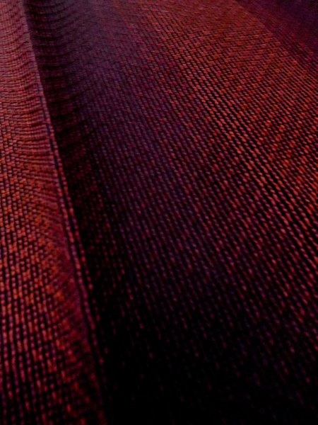 画像10: O0201F 女性用道行  シルク（正絹） 深いえんじ, 縞 【中古】【USED】【リサイクル】 ★★★★☆【O0201F】 (10)