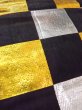 画像8: O0207A 半幅帯 女性用着物 シルク（正絹）   黒 チェック柄 【中古】 【USED】 【リサイクル】 ★★☆☆☆ (8)