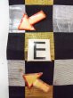 画像14: O0207A 半幅帯 女性用着物 シルク（正絹）   黒 チェック柄 【中古】 【USED】 【リサイクル】 ★★☆☆☆ (14)