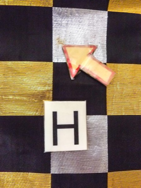 画像17: O0207A 半幅帯 女性用着物 シルク（正絹）   黒 チェック柄 【中古】 【USED】 【リサイクル】 ★★☆☆☆ (17)