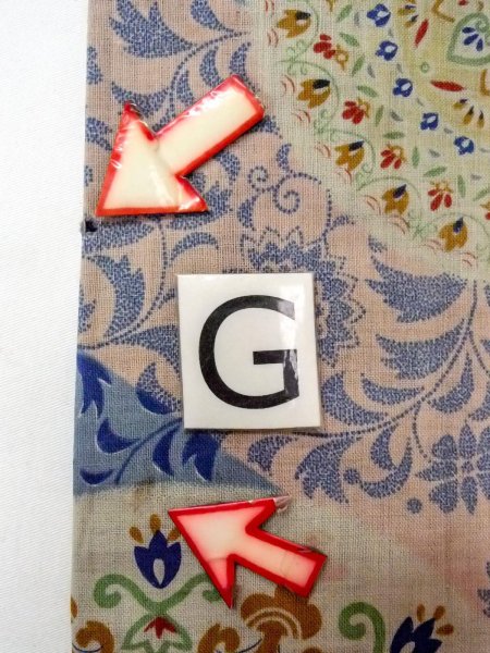 画像17: O0207D 半幅帯 女性用着物 綿  淡い マルチカラー 更紗 【中古】 【USED】 【リサイクル】 ★★☆☆☆ (17)