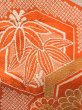 画像6: O0207E 半幅帯 女性用着物 シルク（正絹）   橙色 桜 【中古】 【USED】 【リサイクル】 ★★☆☆☆ (6)