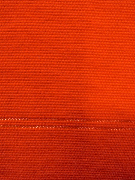 画像3: O0207F 半幅帯 女性用着物 ウール  鮮やか 朱赤  【中古】 【USED】 【リサイクル】 ★★★☆☆ (3)