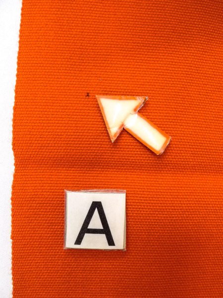 画像6: O0207F 半幅帯 女性用着物 ウール  鮮やか 朱赤  【中古】 【USED】 【リサイクル】 ★★★☆☆ (6)