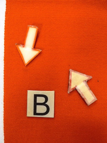 画像7: O0207F 半幅帯 女性用着物 ウール  鮮やか 朱赤  【中古】 【USED】 【リサイクル】 ★★★☆☆ (7)