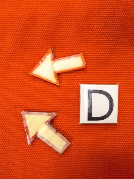 画像9: O0207F 半幅帯 女性用着物 ウール  鮮やか 朱赤  【中古】 【USED】 【リサイクル】 ★★★☆☆ (9)