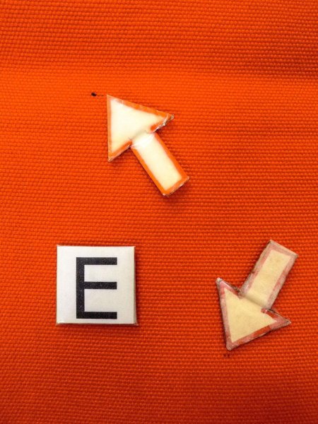 画像10: O0207F 半幅帯 女性用着物 ウール  鮮やか 朱赤  【中古】 【USED】 【リサイクル】 ★★★☆☆ (10)