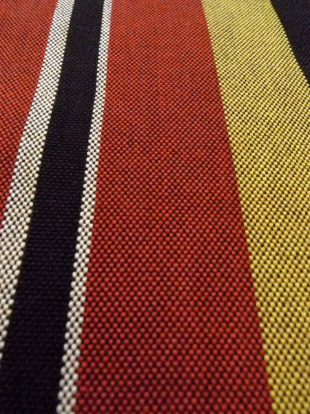 画像7: O0207G 半幅帯 女性用着物 綿   マルチカラー 縞 【中古】 【USED】 【リサイクル】 ★★★☆☆ (7)