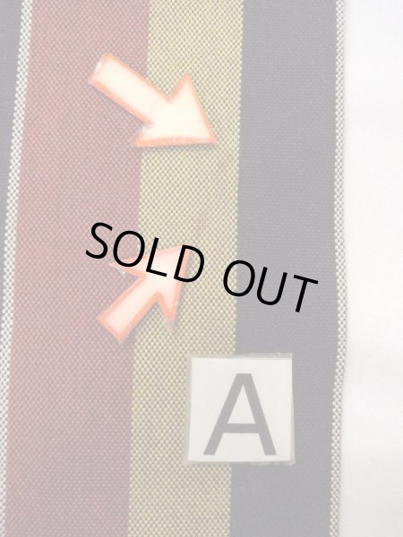 画像10: O0207G 半幅帯 女性用着物 綿   マルチカラー 縞 【中古】 【USED】 【リサイクル】 ★★★☆☆ (10)