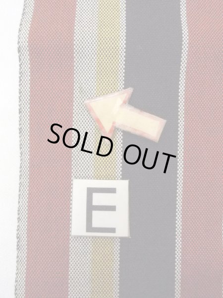 画像14: O0207G 半幅帯 女性用着物 綿   マルチカラー 縞 【中古】 【USED】 【リサイクル】 ★★★☆☆ (14)