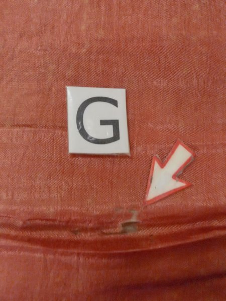 画像17: O0207L 半幅帯 女性用着物 シルク（正絹）  茶色み 灰色 菊 【中古】 【USED】 【リサイクル】 ★☆☆☆☆ (17)