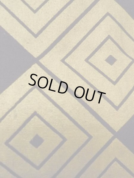 画像6: O0207M 半幅帯 女性用着物 綿   黒 菱 【中古】 【USED】 【リサイクル】 ★★★☆☆ (6)