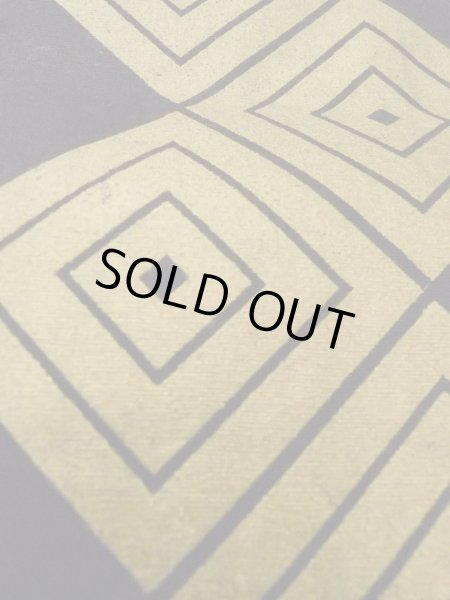 画像8: O0207M 半幅帯 女性用着物 綿   黒 菱 【中古】 【USED】 【リサイクル】 ★★★☆☆ (8)