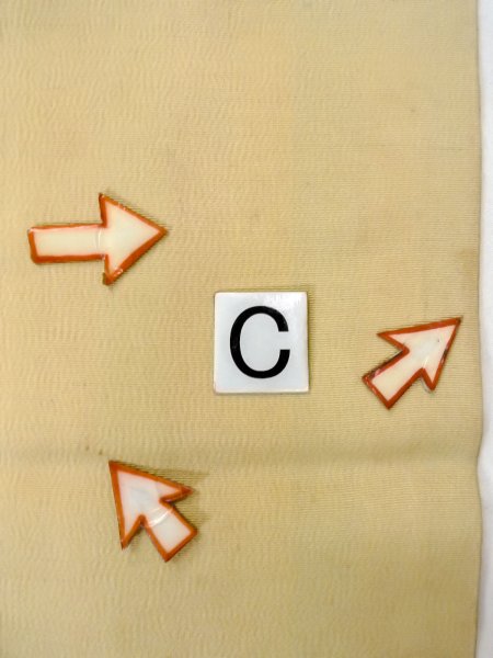 画像12: O0207O 半幅帯 女性用着物 シルク（正絹）   マルチカラー 縞 【中古】 【USED】 【リサイクル】 ★★☆☆☆ (12)