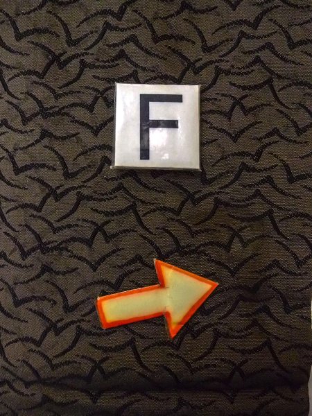 画像16: O0207R 半幅帯 女性用着物 シルク(正絹)  深い オリーブ 鳥 【中古】 【USED】 【リサイクル】 ★☆☆☆☆ (16)